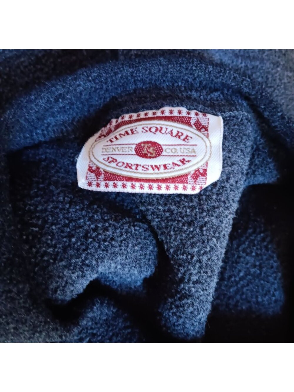 True Vintage XL Pullover Sweatshirt Fleece Time Square Sportswear Crewneck 90's